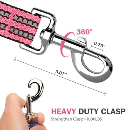 Hikiko 5FT Double Handle Traffic Dog Leash Reflective - Image 3