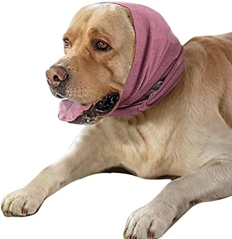 Dog Ear Cover for Anxiety Relief, Dog Calming Hood for Grooming and Bath Drying, Pet Cats and Dogs Ear Protector (Small) - Image 7
