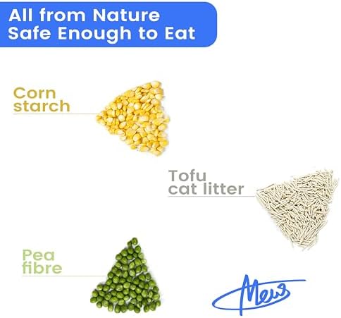 Tofu Cat Litter, Dr. PawPaw Clumping Cat Litter, Natural Tofu Scent 6 lb, Dust-Free Keep Kitty Tidy, Superior Odor Control Keep Step Fresh - Image 4
