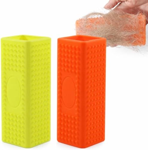 Pet Hair Remover for Furniture and Carpets - Rubber Brush Roller for Sofas and Hollow Cleaner by xbaiyanr