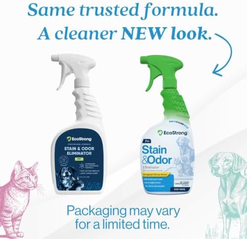 Eco Strong Pet Stain and Odor Remover - Cat Urine Enzyme Cleaner Destroyer, Urine Destroyer for Dogs, Pet Urine Enzyme Cleaner - 32 OZ - Image 2