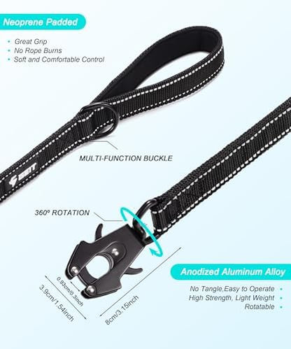 GEIT 2 Padded Handles Heavy Duty Dog Leash for Small Medium and Large Dogs - Image 4