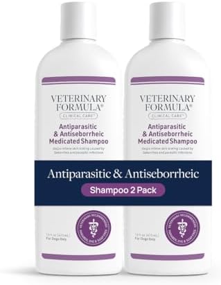 Veterinary Formula Clinical Care Antiparasitic Shampoo, 16 oz, 2-Pack by VeterinaryFormula