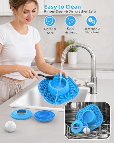 Lick Mat for Dogs & Cats with Interactive Rolling Ball & Suction Cups - Image 5