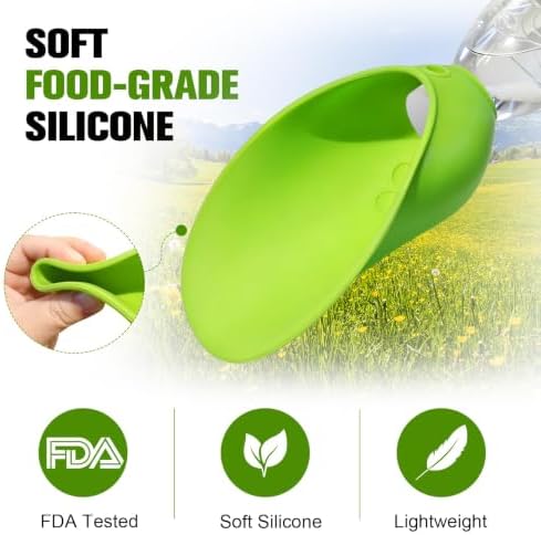 2pcs Portable Dog Water Bottle Attachment, Pet Water Bowl for Walks - Image 6