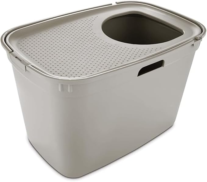 So Phresh Top-Entry Litter Box Tan 23.2" L X 15.4" W X 15" H