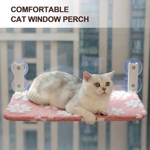 Cute Cat Window Perch, Foldable Cat Window Hammock, Pink - Image 2