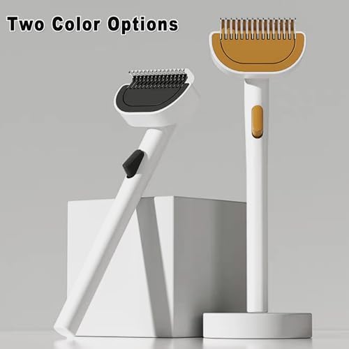 WYuZe Cat Brush for Dematting & Shedding, Pet Deshedding Brush for Indoor Small Dogs & Cats, Short Haired Professional Grooming Comb - Image 6