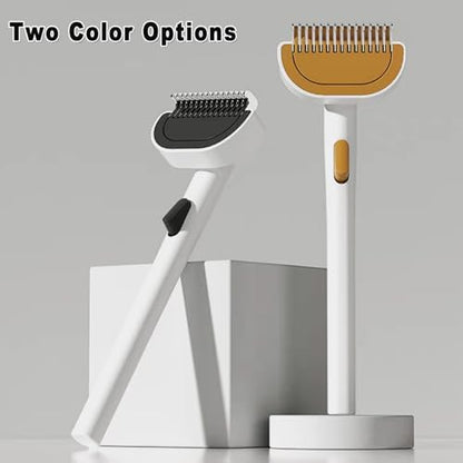 WYuZe Cat Brush for Dematting & Shedding, Pet Deshedding Brush for Indoor Small Dogs & Cats, Short Haired Professional Grooming Comb - Image 6