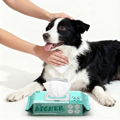 PWP1001A Biodegradable Dog Wipes for Grooming Paws and Body, Hypoallergenic Pet Wipes with Aloe Vera, Chamomile & Coconut Oil, Gentle Cleansing and Deodorizing, 100 Count - Image 2