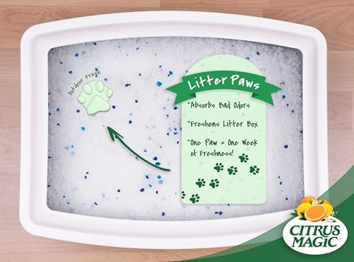 Citrus Magic Pet Odor Eliminator Litter Paws, Outdoor Fresh, 2 Pack - Image 3