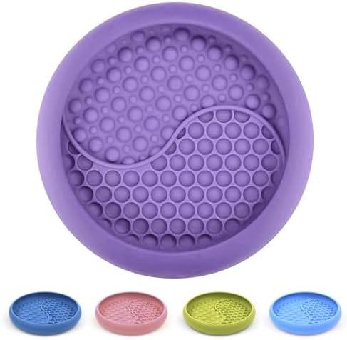 Dog Lick Bowl, Non-Slip Lick Mat Slow Feeder for Dogs & Cats by ZOURYNUA