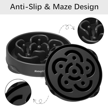 MateeyLife 1-Pack Slow Feeder Dog Bowls, 4 Cups, Dog Puzzle Feeder Bowl - Image 4