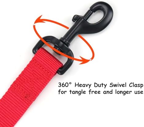 Wagtime Club Heavy Duty Double Handle Dog Leash for Large Medium Small Dogs - Image 3