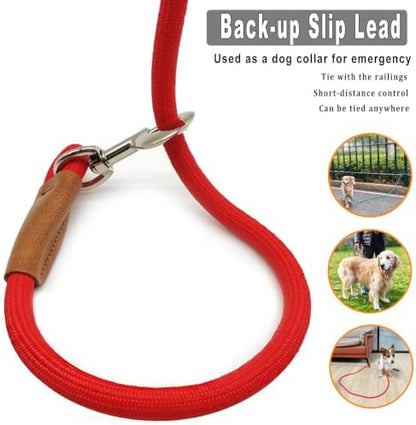 6 Foot Dog Tie Out Rope Leash, 1/2-In Indoor Training Tie Down - Image 3