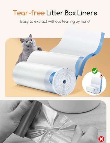 Meowant Cat Litter Box Liners for Automatic Cat Litter Box, Heavy Duty - Image 2