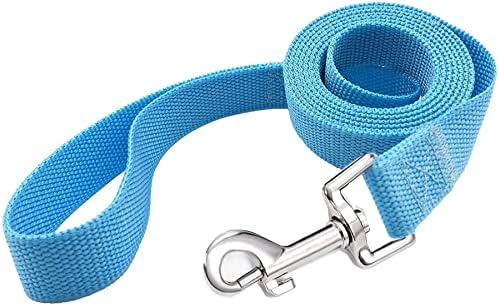TAIAN 5 FT Strong Dog Leash, Nylon Dog Leashes for Small Medium Large Dogs Blue - Image 2