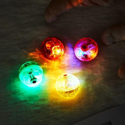 Frienda 4 Pcs Light up Cat Ball LED Motion Ghost Hunting Cat Ball, Classic - Image 4