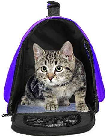 Pawer 18” x 11”x 11” Soft-Sided Foldable Airline Approved Pet Carrier for Cat, Puppy and Small Dog, Washable 600D Oxford Fabric, with Handle and Strap for Carry, Multiple Colors Available - Image 5