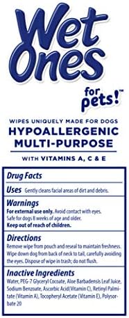Wet Ones for Pets Hypoallergenic Dog Wipes with Vitamins, 100 Count - Image 6