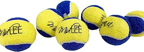 Midlee X-Small Dog Tennis Balls, 1.5", Blue/Yellow, Pack of 12 - Image 2