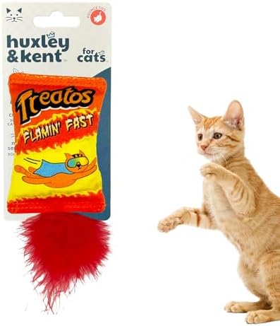 Huxley & Kent Plush Crinkle Catnip Cat Toy, Treatos Snacks by HuxleyKent