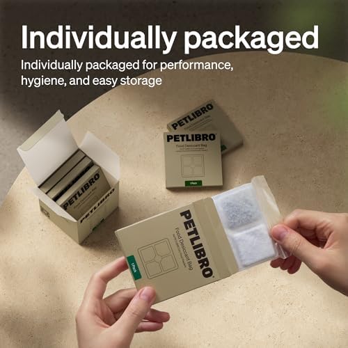 PETLIBRO Pet Food Desiccant Bag, 8 Packs Replacement Desiccant Bags for Cat & Dog Food, Keep Food Dry and Fresh, Compatible with Automatic Cat Feeders PLAF005, PLAF006, PLAF103, PLAF203, PLAF301 - Image 4