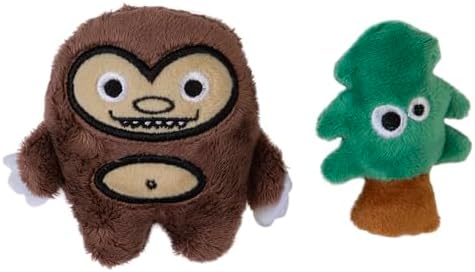 Mad Cat Sasquatch Woodland Catnip and Silvervine Plush Cat Toys, Pack of 2 - Image 2