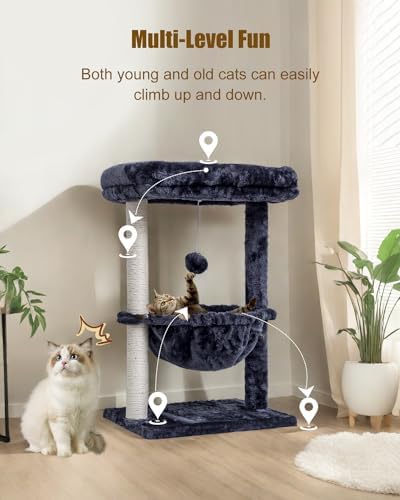 SYANDLVY Small Cat Tree for Indoor Cats, Activity Cat Tower for Kittens - Image 2