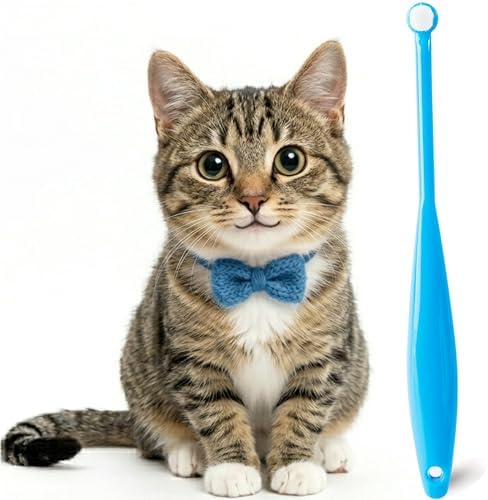 Cat Toothbrush Small Dog Puppy Tooth Brushing Kit Soft Mini Head Teeth Brush for Kitten Tiny Pet, 1 PCS by MoonyMars