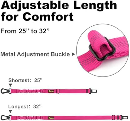 Plutus Pet Dog Seat Belt for Car, Adjustable Harness with Elastic Bungee - Image 6
