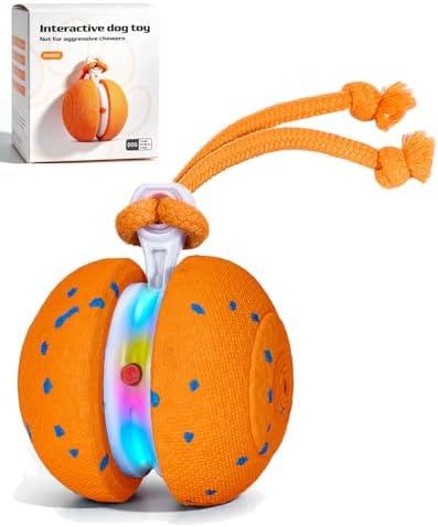 osou Interactive Dog Toy, Automatic Moving Dog Ball Toy with 2 Speed Modes by OSOU