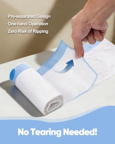 50 Count Drawstring Cat Litter Bags for Automatic Litter Boxes - Image 3