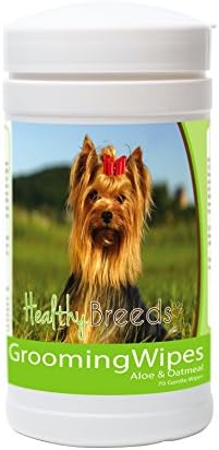 Healthy Breeds Yorkshire Terrier Grooming Wipes 70 Count by HealthyBreeds