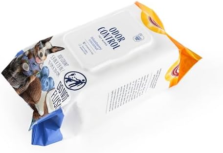 Arm & Hammer for Pets Odor Control Wipes for Dogs, Best Odor Eliminating Waterless Cleaning for Dogs & Puppies | Blueberry Coconut Scent, 100ct (Pack of 2) - Image 2
