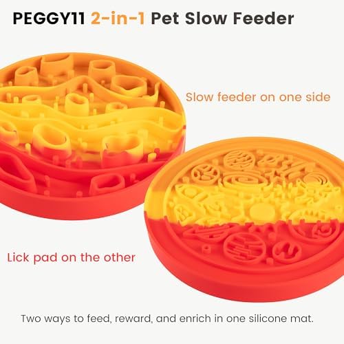 PEGGY11 2-in-1 Mars-Themed Silicone Dog Slow Feeder Bowl & Lick Mat - Image 2