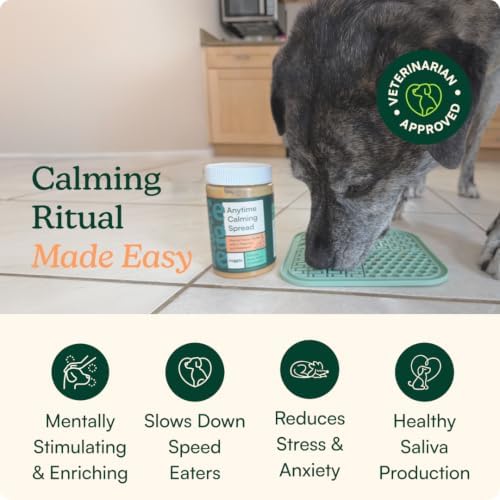 Reggie Silicone Lick Mat for Dogs | Anxiety Relief Slow Feeder, Treat Dispenser. Extends Mealtime for Fast Eaters | Dog Licking Mat w/Non-Slip Design with Suction Cups - BPA-Free Freezer Safe - Image 2