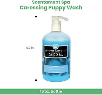 Best Shot Scentament Spa Caressing Puppy Wash, Baby Powder, 16 oz - Image 3