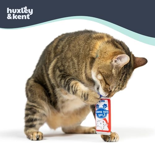 Huxley & Kent Plush Crinkle Catnip Cat Toy, Cats Belly Rubbin - Image 3