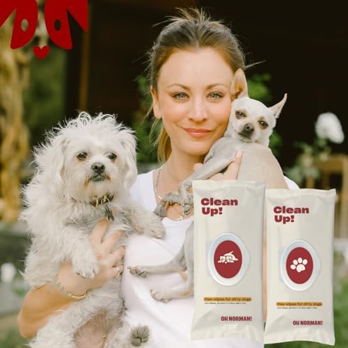 OH NORMAN! Clean Up Paw Wipes for Dogs, Plant-Based, Unscented, 100 Ct - Image 5