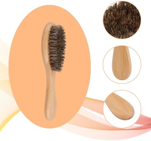Soft Bristle Dog Cat Brush for Shedding, Boar Bristle Pet Grooming Brush with Wood Handle Gentle Massage Tool for Short Long Haired Dogs Cats Kittens Grooming Supplies - Image 4