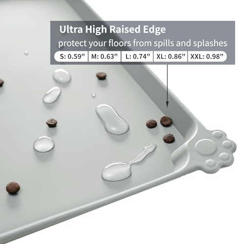 Reopet Silicone Pet Feeding Mat - Waterproof & Non-Slip Dog Cat Placemat - Image 3