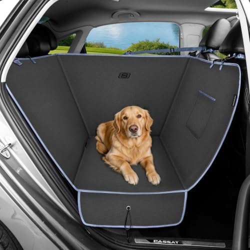 Skechers Dog Car Seat Cover for Back Seat, GOGA MAT Half Hammock,Gray by Unknown