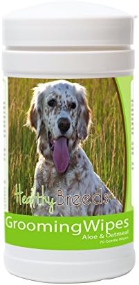 Healthy Breeds English Setter Grooming Wipes 70 Count by HealthyBreeds