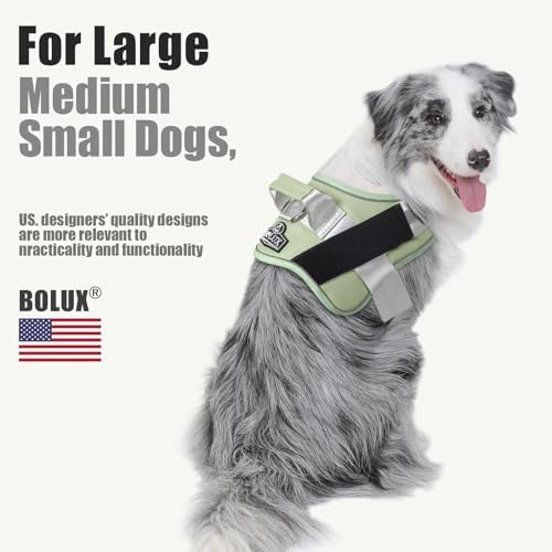 Dog Harness, No-Pull Reflective Dog Vest, Breathable Adjustable Pet Harness with Handle for Outdoor Walking - No More Pulling, Tugging or Choking - Image 5
