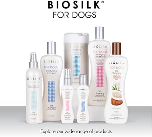 BioSilk for Dogs Silk Therapy Moisture Dog Shampoo, 12 Fl Oz - Image 6