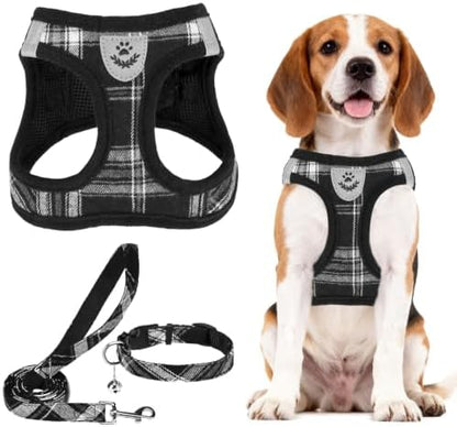 PUPTECK Dog Harness, Collar and Leash Set No Pull for Small Medium Sized by PUPTECK