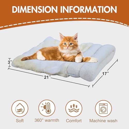 3 in 1 Semi-Enclosed Self Warming Burrow Cat Bed Sleeping Cave - Image 5