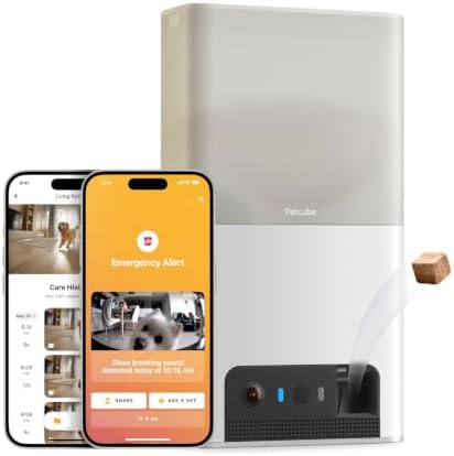 Petcube Bites 2 Lite Pet Camera [Subscription Required] - Treat Dispenser by Petcube