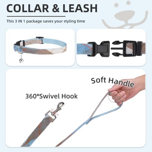 PUPTECK Dog Harness, Collar and Leash Set No Pull for Small Medium Sized - Image 4